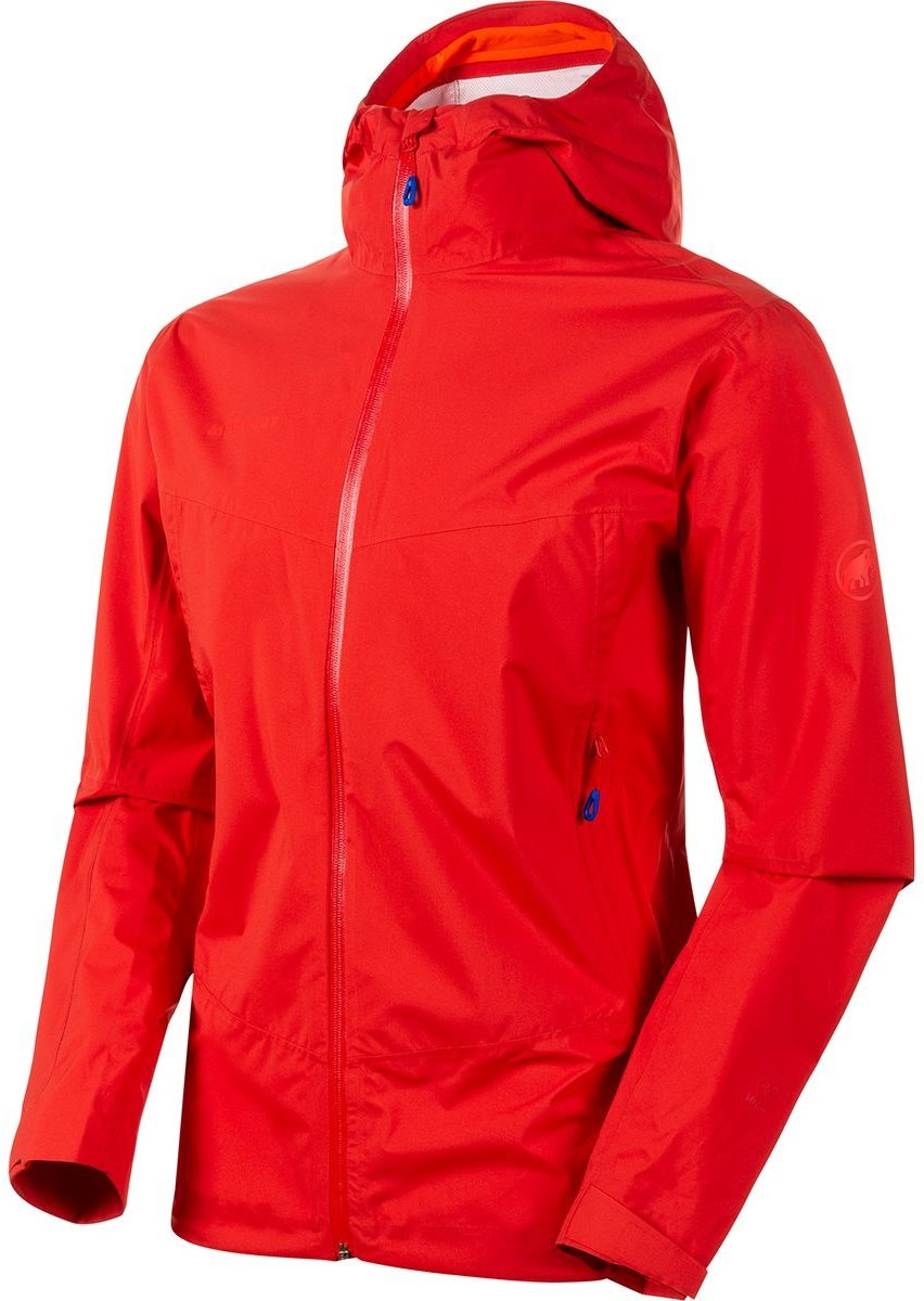 Mammut Albula Hooded Hardshell Jacket For Men dark spicy