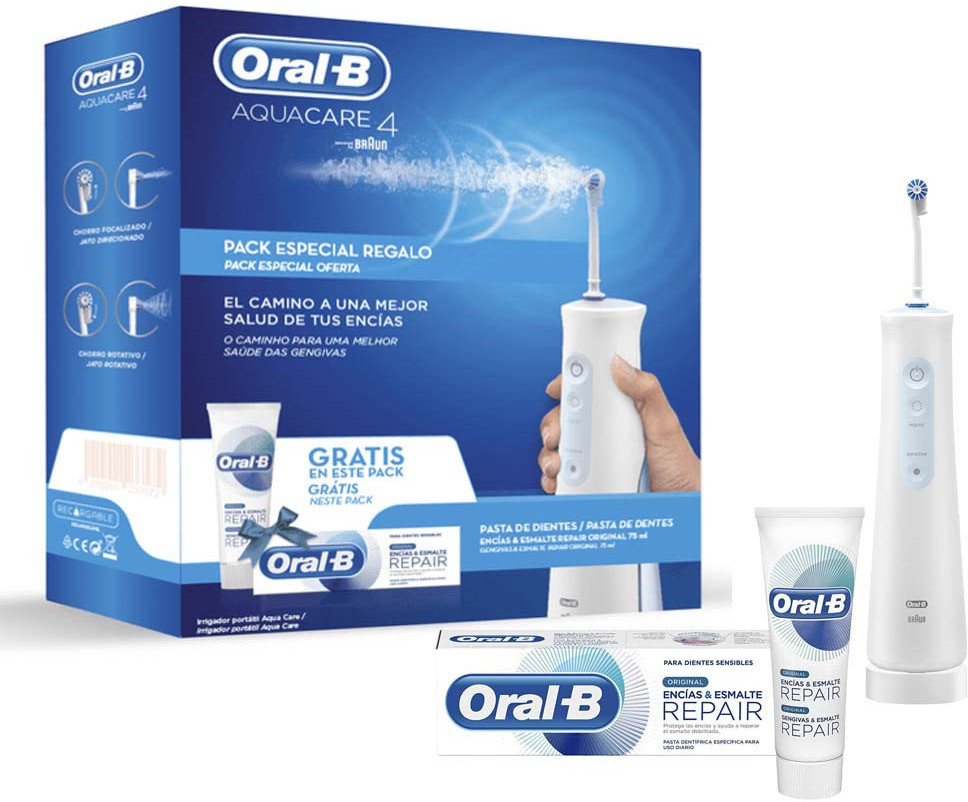Oral-B AquaCare 4 + Toothpaste