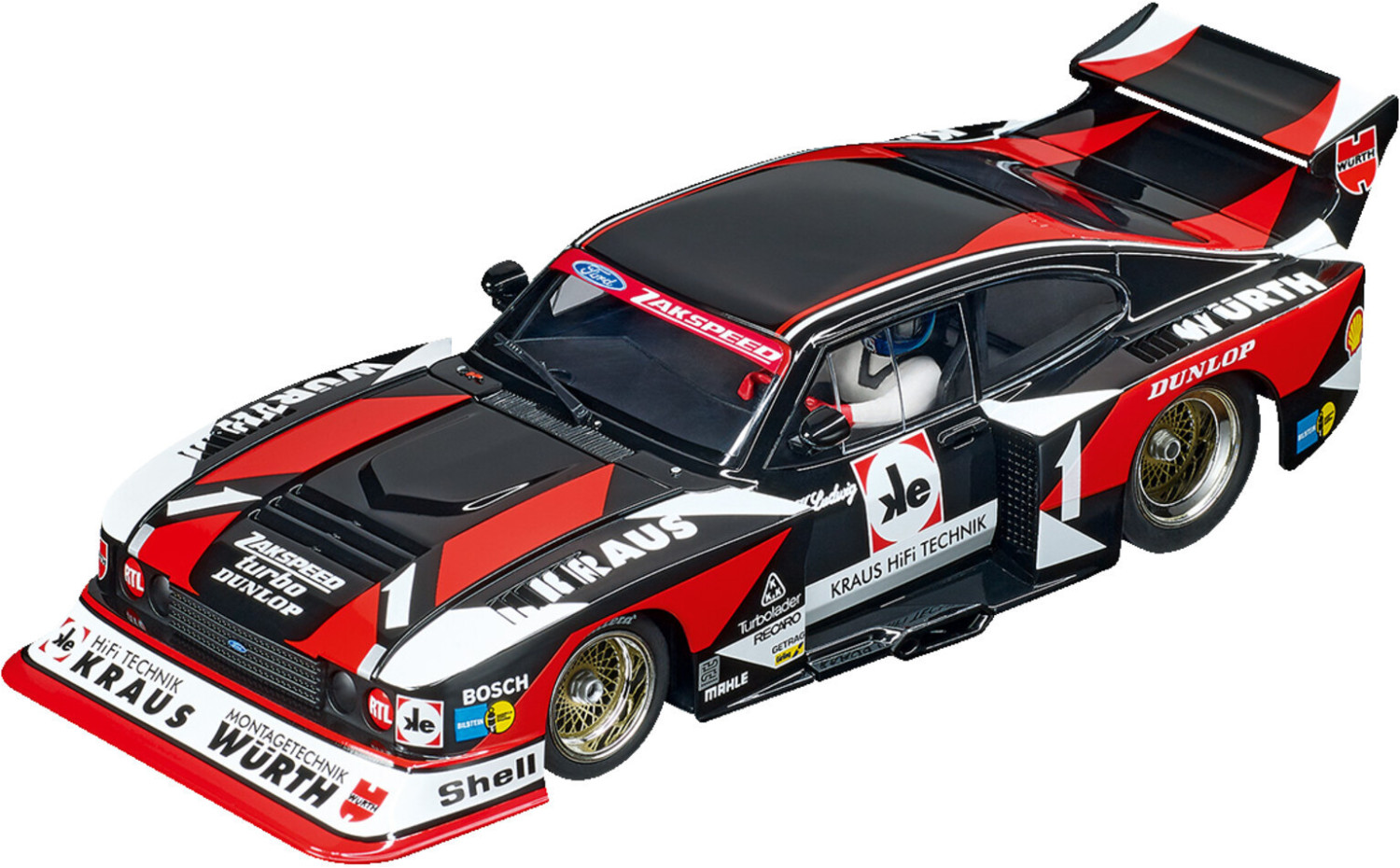 Carrera Ford Capri Zakspeed Turbo Würth-Kraus-Zakspeed Team, No.1 (20023870)