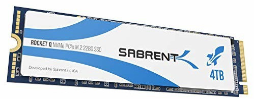 SABRENT M.2 NVMe SSD 4To Interne Solid State 3450Mo/s Lecture, PCIe 3.0 X4  2280