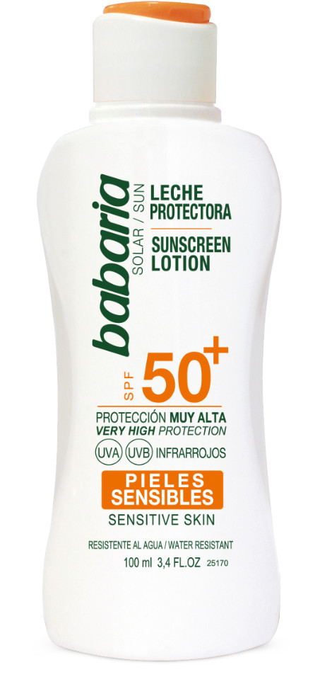 Photos - Sun Skin Care Babaria Babaria Sun Sunscreen Lotion Sensitive Skin SPF 50+ (100 ml)