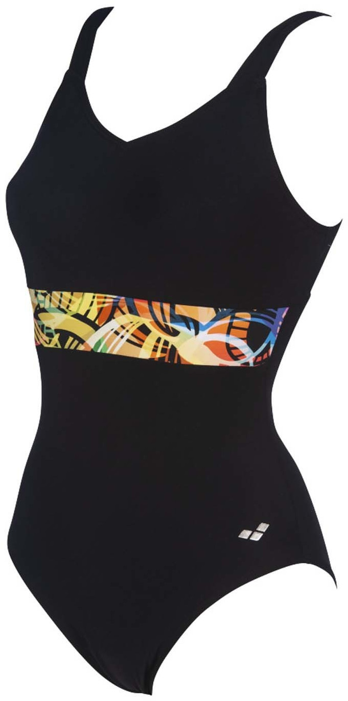Arena Hina Wing Back One Piece (003121) black