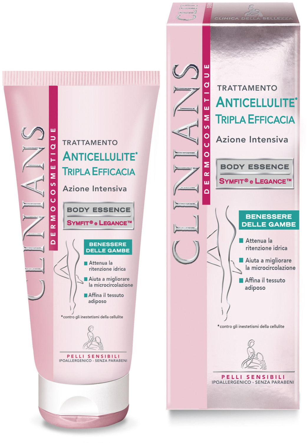 Clinians Dermocosmetique Anti-cellulite Treatment Triple Effectiveness (200 ml)