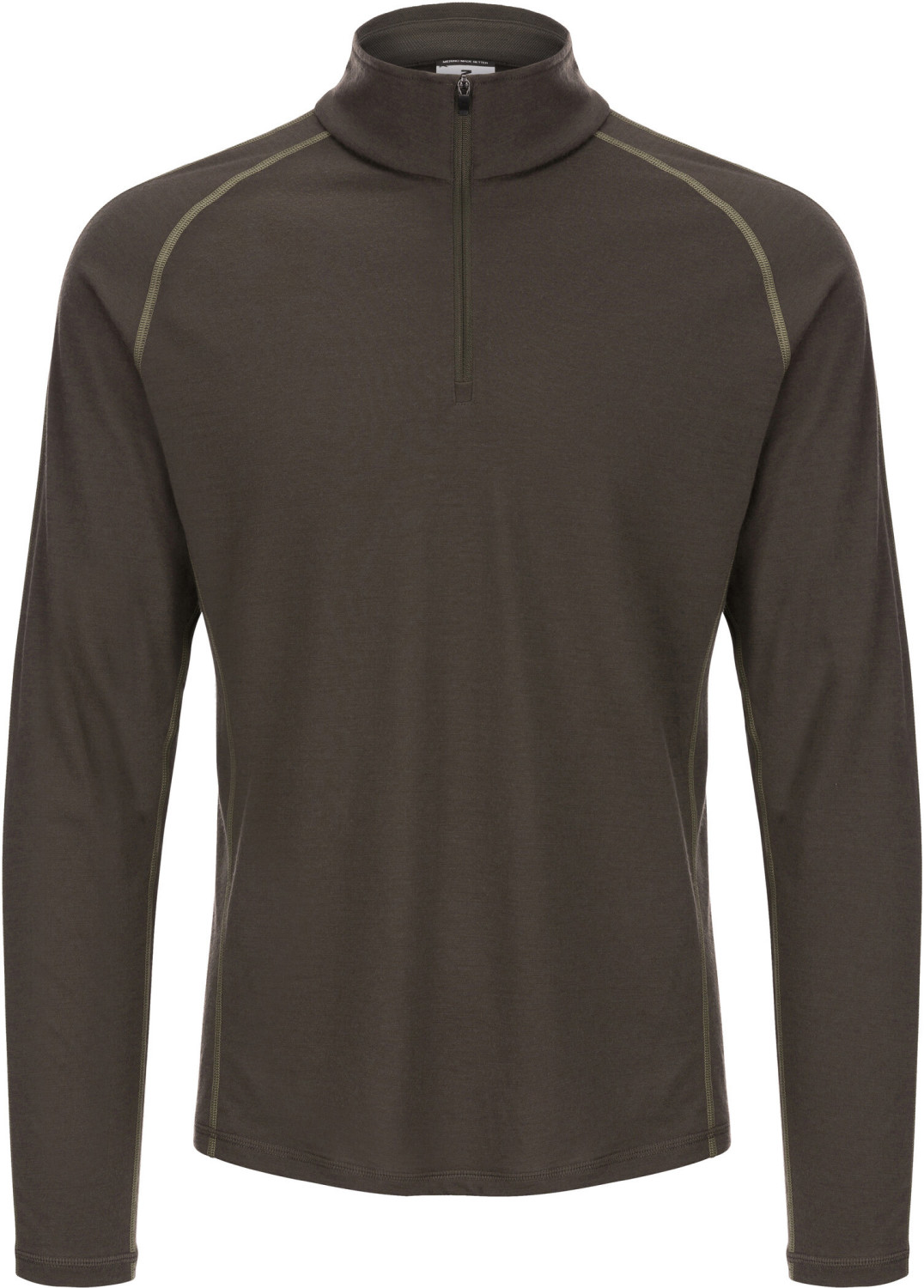 Super Natural Base 1/4 Zip 175 Men killer khaki/ bamboo