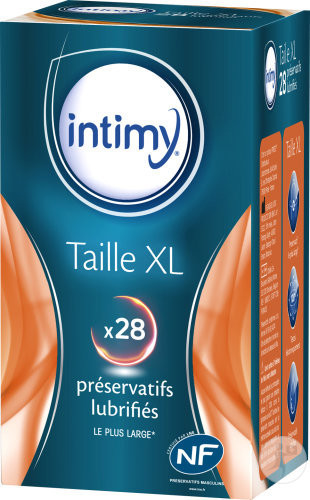 intimy XL ( 28 préservatifs)