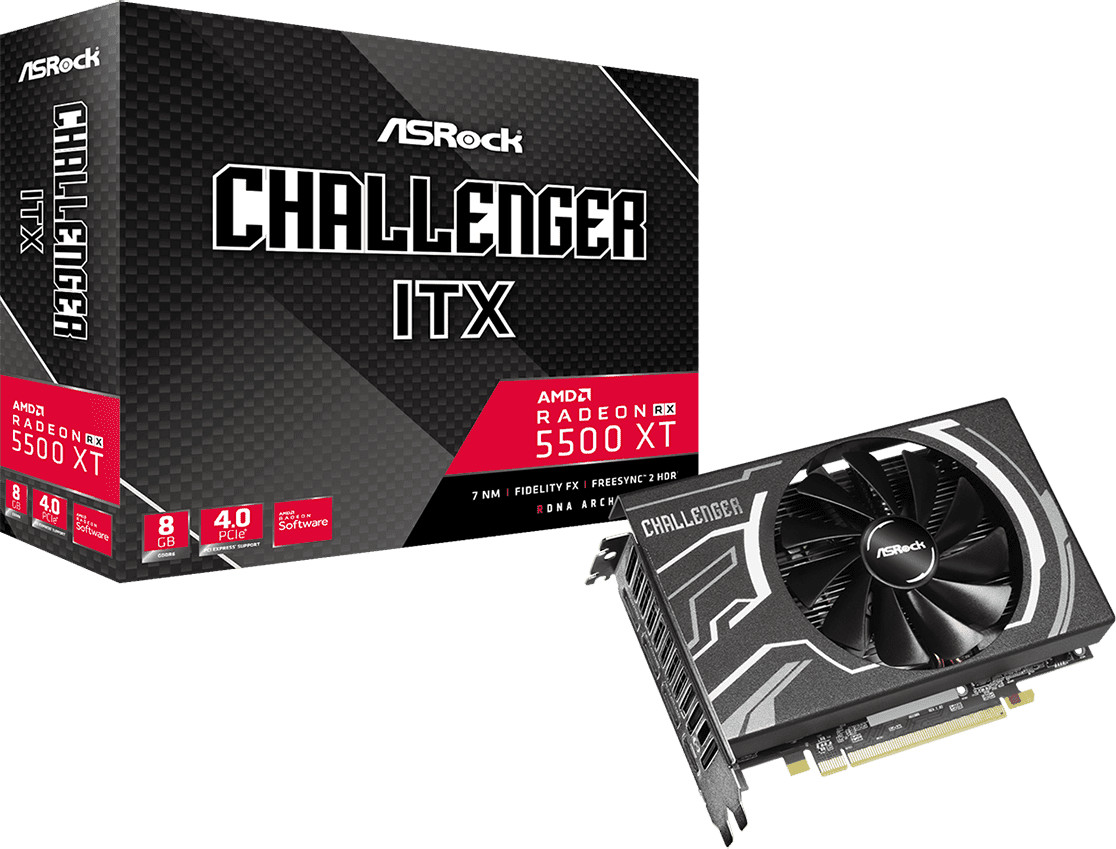 ASRock Radeon RX 5500 XT Challenger ITX 8G