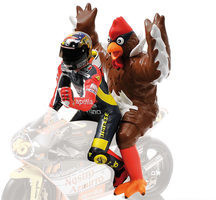 Minichamps FIGURINE – VALENTINO ROSSI (+ CHICKEN) – GP 250 BARCELONA – 1998 L.E. 2016 pcs. (312980146)