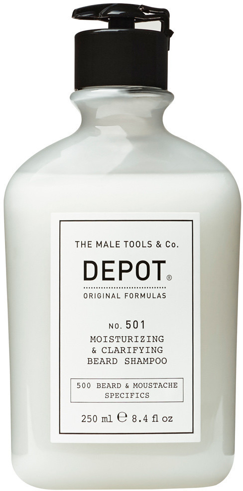 Photos - Hair Product Depot Male Tools  501 Moisturizing & Clarifying Beard Shampoo (250 ml 