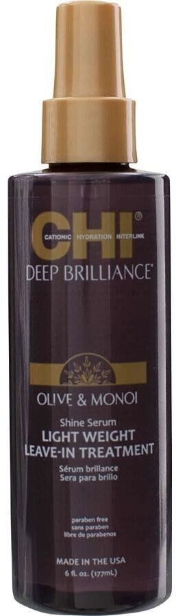 CHI Olive & Monoi Shine Serum Light Weight Leave-In Treatment (177 ml)