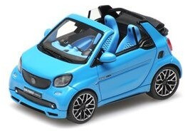 Minichamps SMART BRABUS ULTIMATE 125 CABRIOLET – 2017 – BLUE METALLIC ( 437036230)