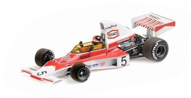 Minichamps MCLAREN FORD M23 – EMERSON FITTIPALDI – WORLD CHAMPION 1974 – WITH ENGINE (436740005)