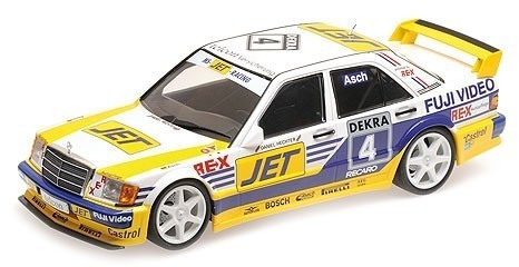 Minichamps MERCEDES-BENZ 190E 2.5-16 EVO 1 – TEAM MS-JET – ROLAND ASCH – DTM 1989 (155893604)