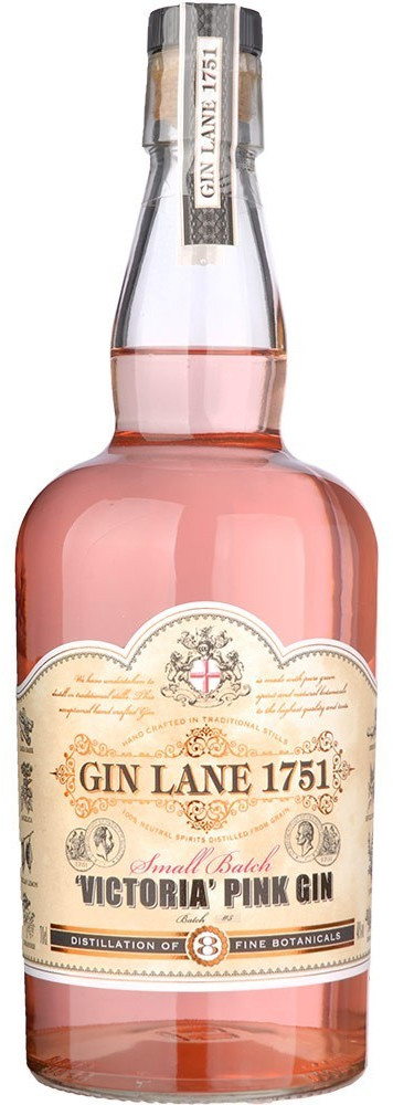 Gin Lane 1751 Victoria Pink Gin Small Batch 40% 0,7l