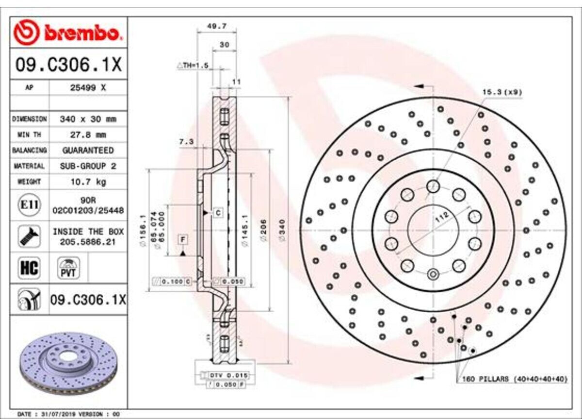 Brembo 09.C306.1X