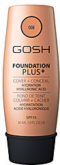 Gosh Foundation Plus+ SPF15 Make-up 008 Golden (30ml)