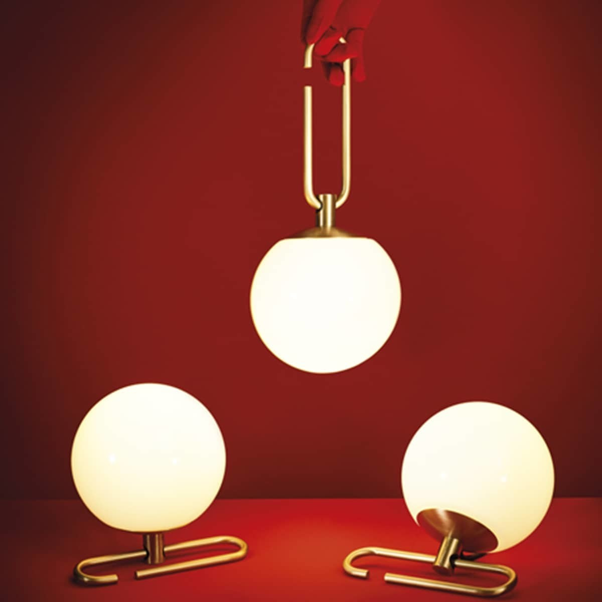 Artemide Nh1217 laiton/blanc