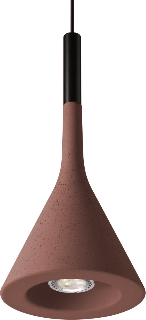 Foscarini Suspension aplomb marron rouge