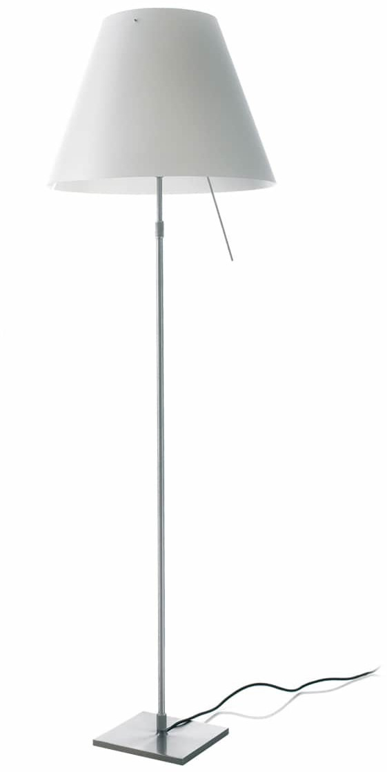 Luceplan Costanza terra teleskop blanc