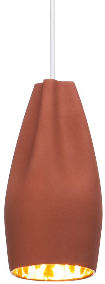 Marset Pleat box 13 terracotta/doré