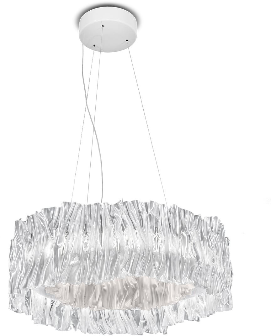 Slamp Suspension accordéon prisma doré