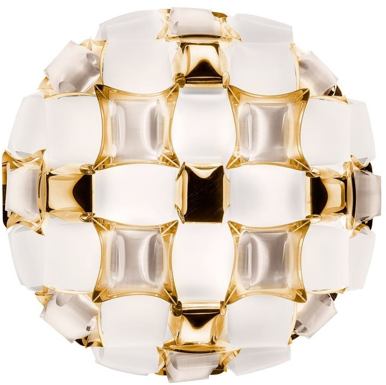 Slamp Plafonnier Mida medium blanc/doré