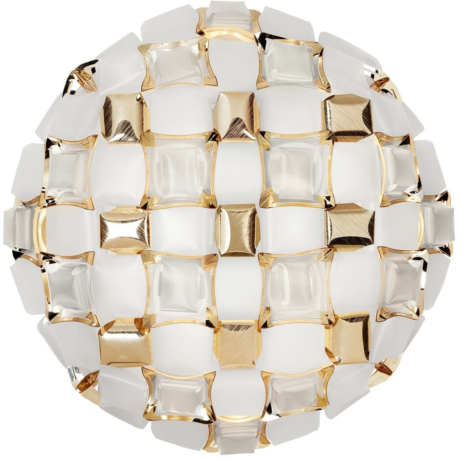 Slamp Mida large blanc doré