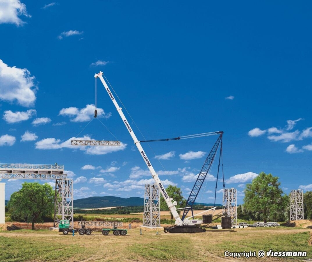 Kibri H0 LIEBHERR LTR 1800 Tele Derrick (13022)