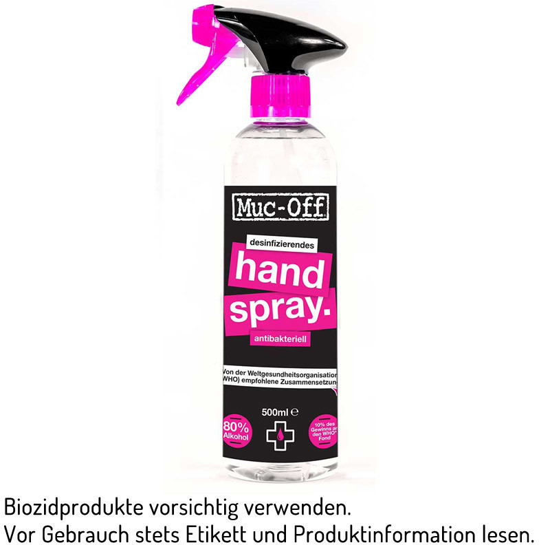 Muc-Off Antibacterial Hand Sanitising Spray 500ml