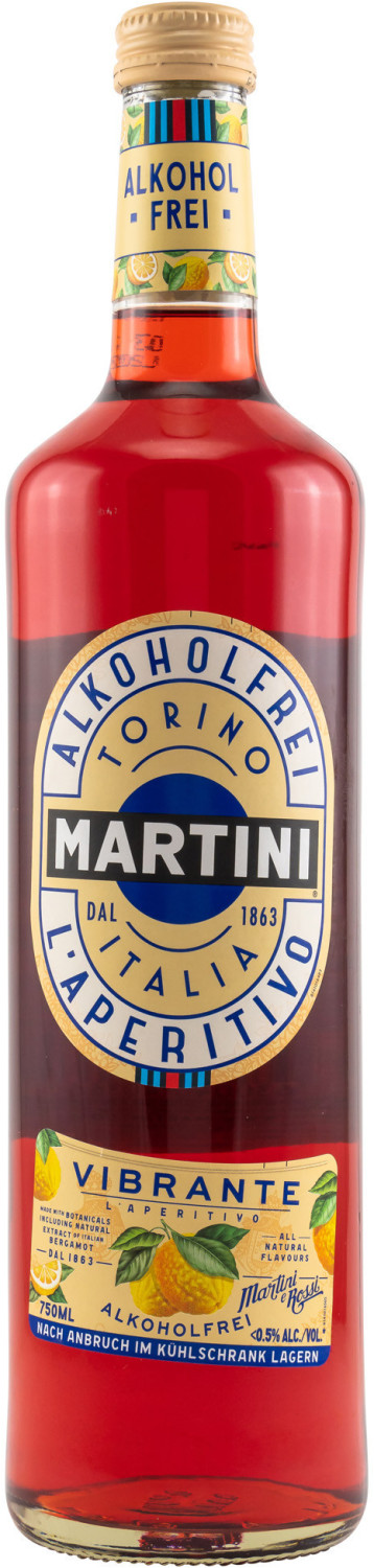 Apéritif sans alcool vibrante, Martini (75 cl)