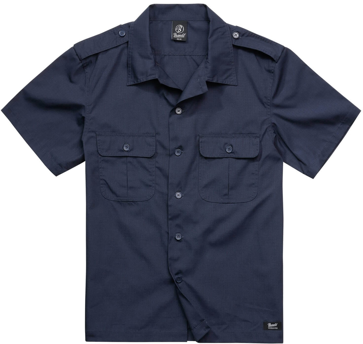 Brandit US Shirt Ripstop Shortsleeve (4103) navy