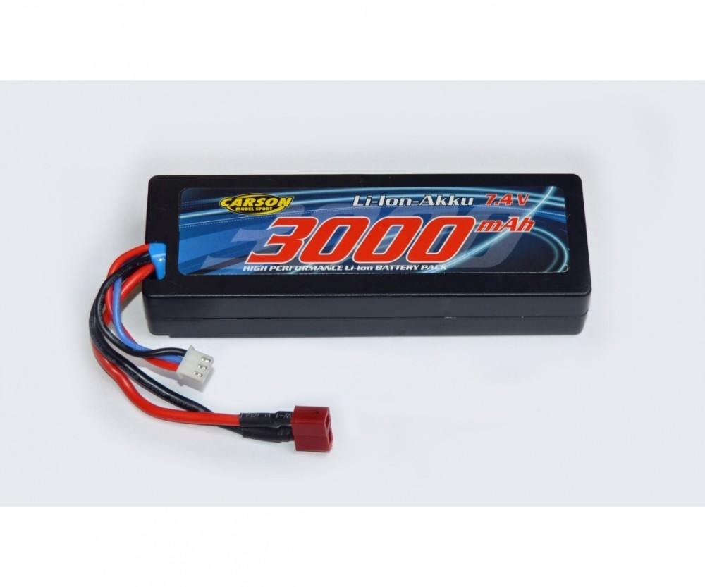 Carson Li-Ion Akku 7,4V, 3000mAh T-Plug (500608157)