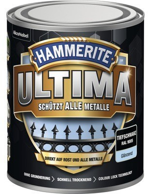 Hammerite Ultima 750 ml black glossy
