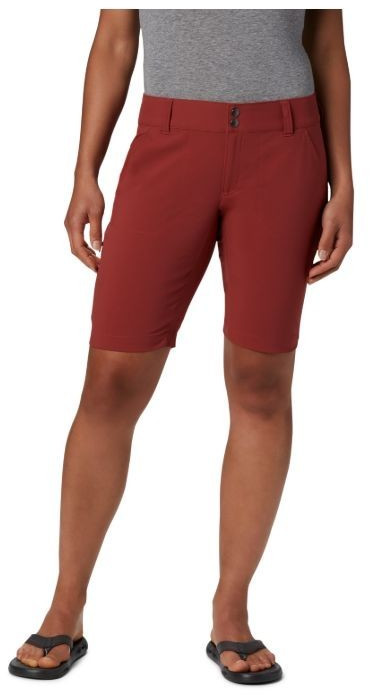 Columbia Saturday Trail Long Shorts Women dusty crimson