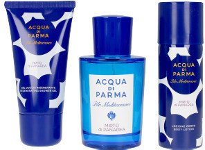 Acqua di Parma Blu Mediterraneo Mirto Panarea Set (EdT 75ml + SG 50ml + BL 40ml)