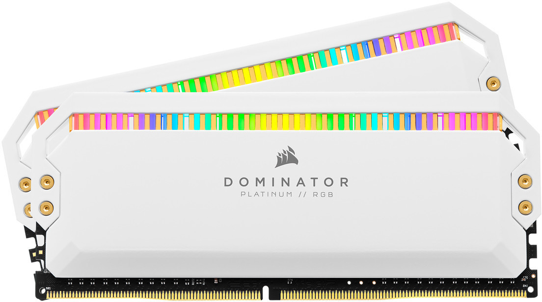 Corsair Dominator Platinum RGB Kit 16 Go DDR4-3200 CL16 (CMT16GX4M2Z3200C16W)