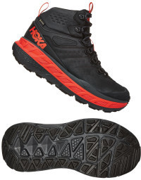 Hoka One One Stinson Mid Gore-Tex anthracite/mandarin red