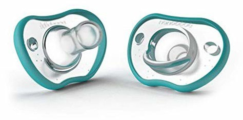 Nanobebe Sucette Flexy 0-3 mois turquoise lot de 2