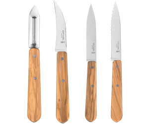 OPINEL ESSENTIAL SMALL KITCHEN KNIFE SET OLIVE WOOD (002163)