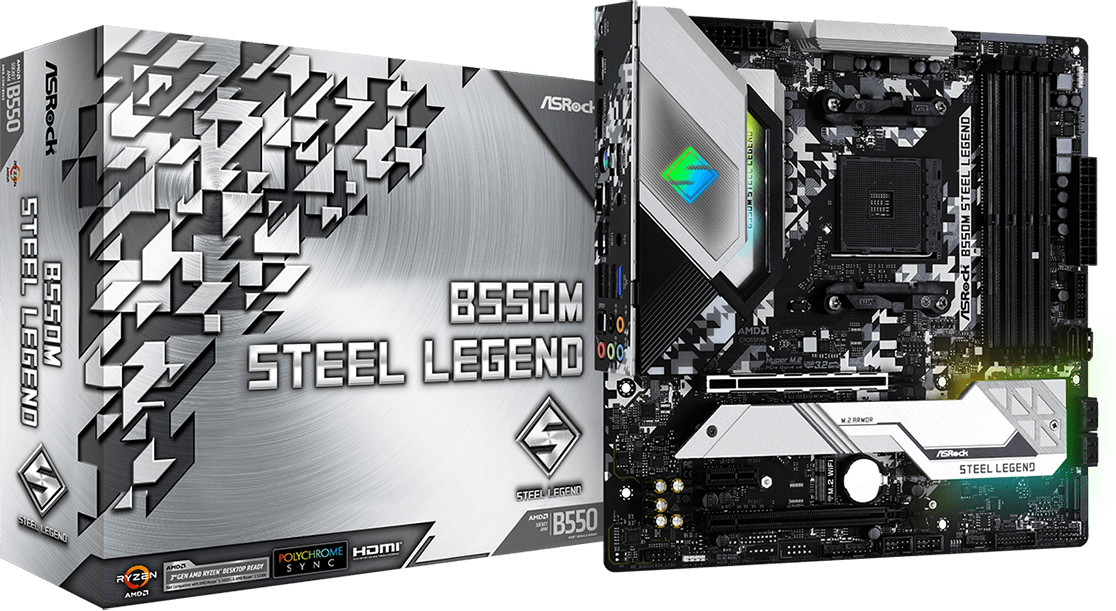 ASRock B550M Steel Legend ab 163,37 € (Februar 2025 Preise) |  Preisvergleich bei idealo.de