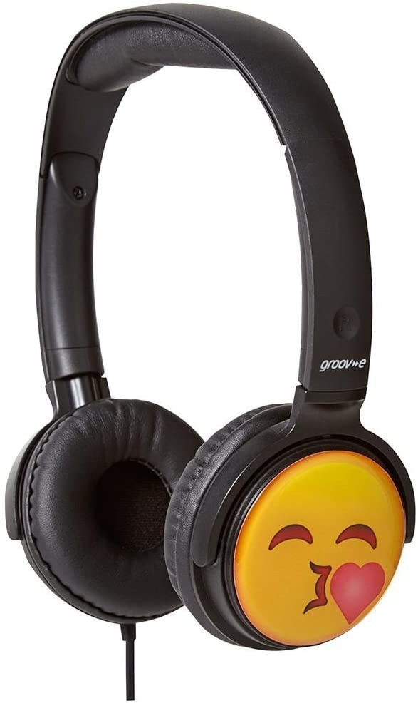 Groov-e EarMOJI Kids Headphones, Kissing Face