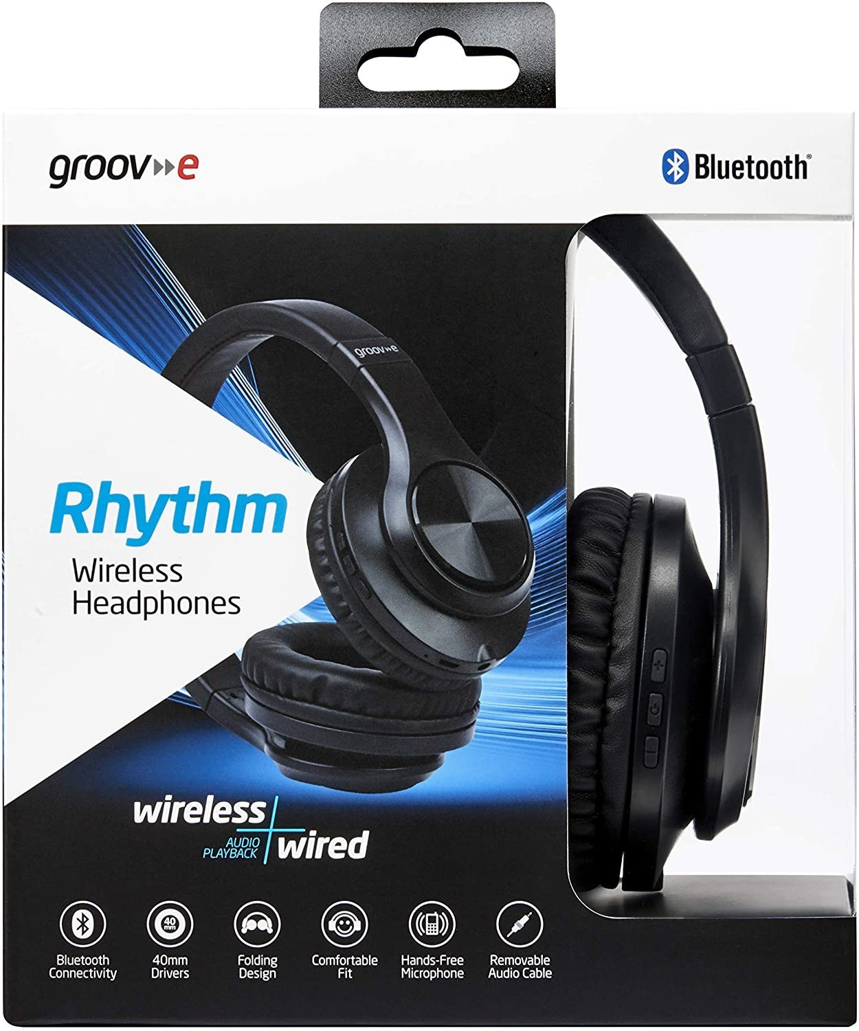 Buy Groov e Rhythm Wireless Bluetooth On Ear Headphones with Built