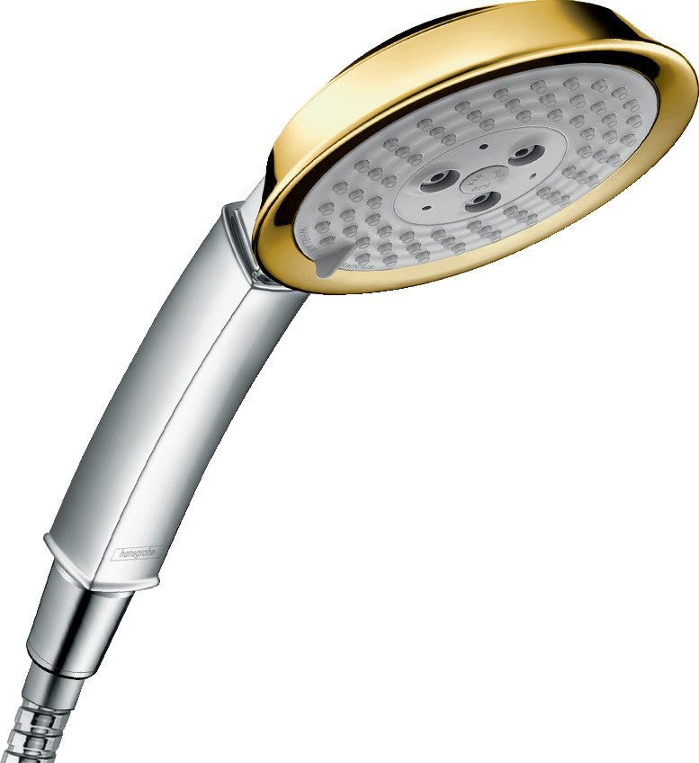 Hansgrohe Raindance Handbrause Classic chrom/goldoptik (28548090) ab € 174,26 Preisvergleich