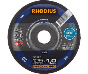 RHODIUS 10 Stück Extradünne INOX Trennscheiben Metall XT70 Ø 125 x 1,5 mm 