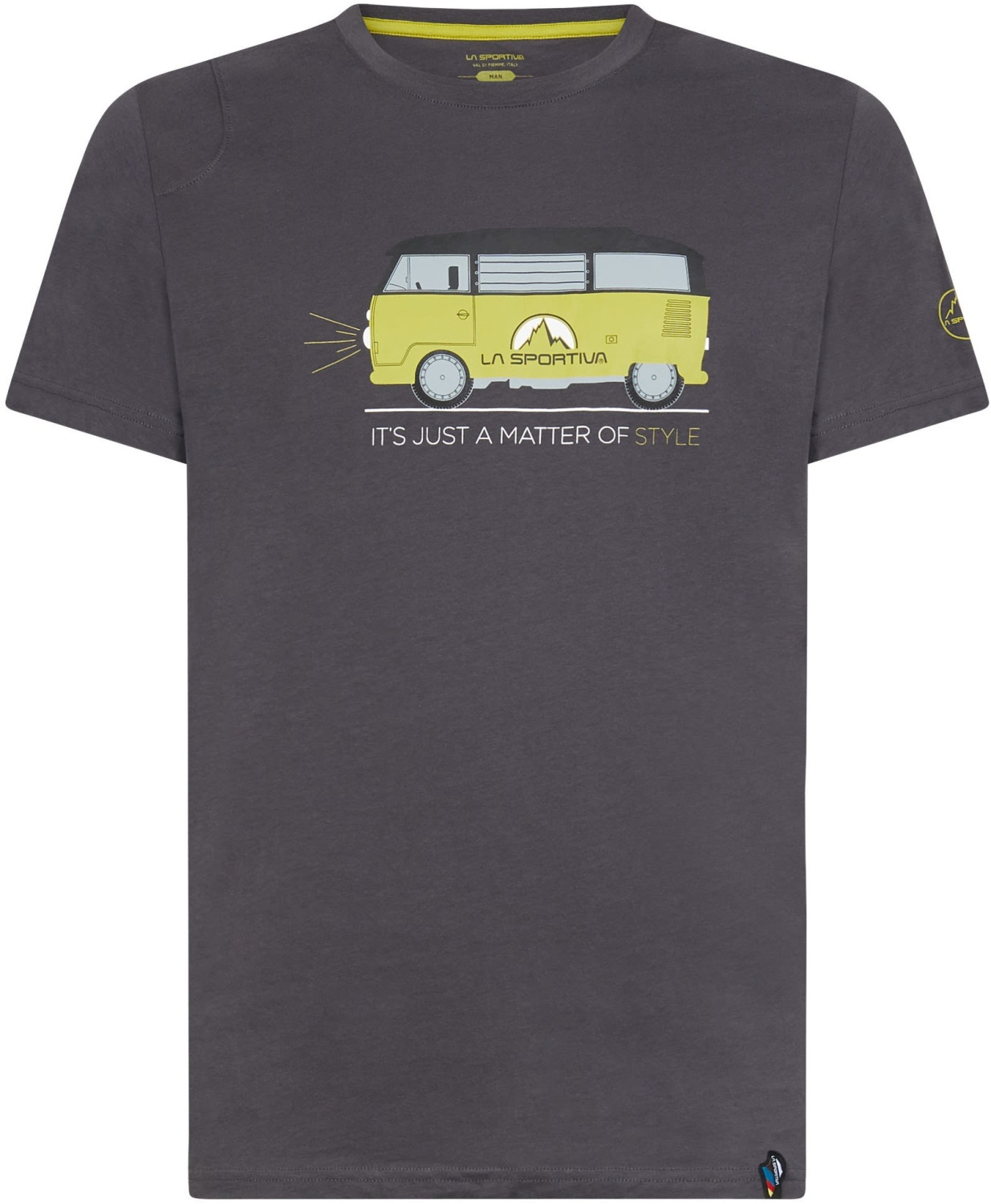 La Sportiva Van T-Shirt Men carbon/kiwi