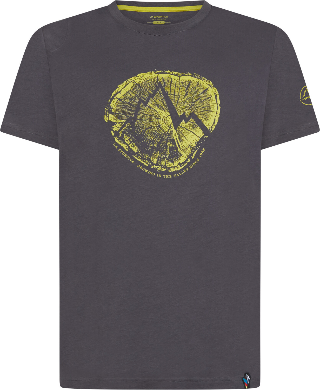 La Sportiva Cross Section T-Shirt Men carbon/kiwi
