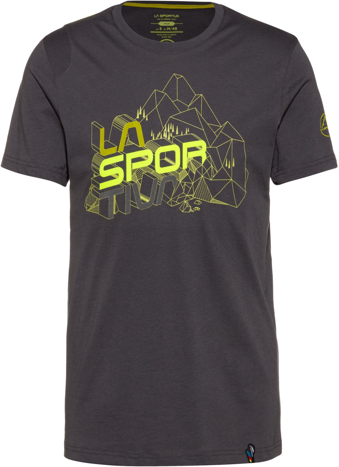 La Sportiva Cubic T-Shirt Men carbon/kiwi