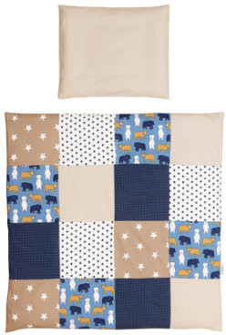 Ullenboom Patchwork Bedding-Set sand bear