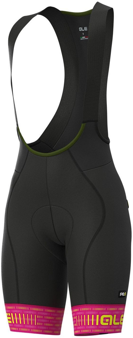 Alé Cycling Graphics PRR Road Green Lady cyclamen-fluo yellow