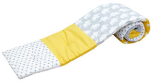 Ullenboom Patchwork Nest for Side Bed elephant yellow