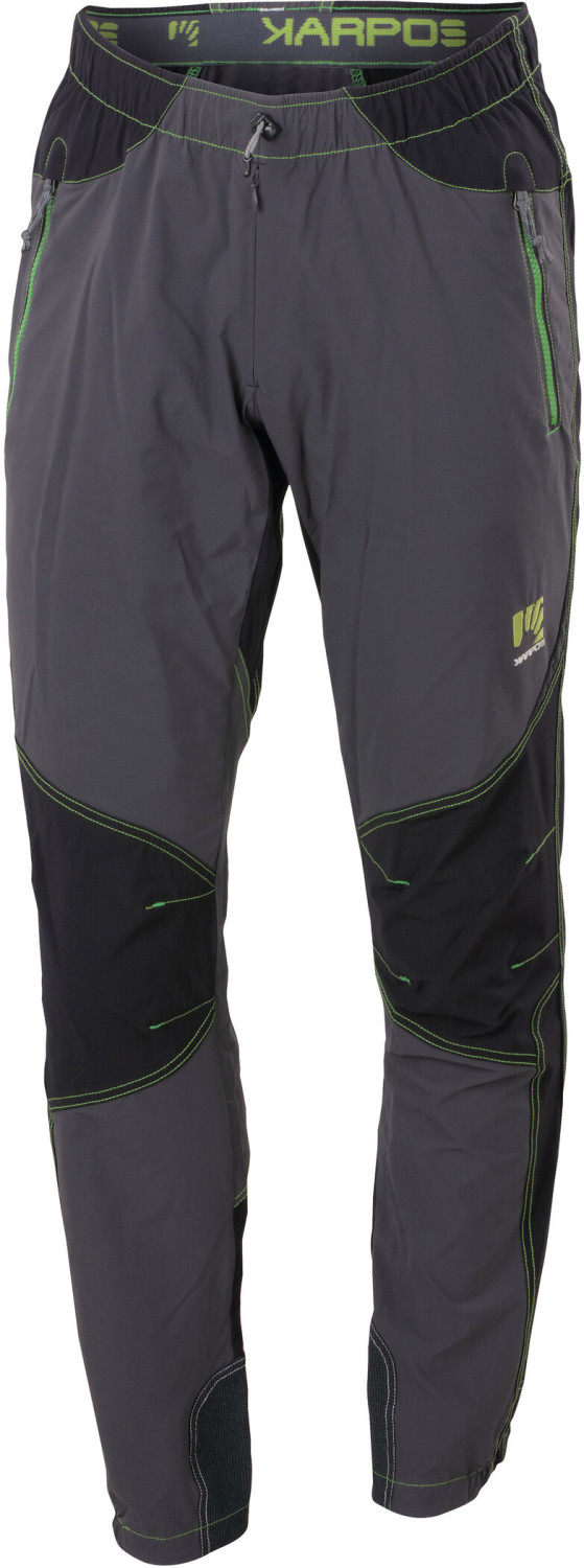 KARPOS Rock Pant dark grey/black/apple green